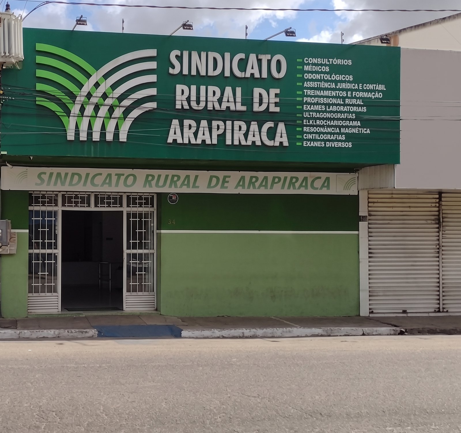 Fachada do Sindicato Rural de Arapiraca